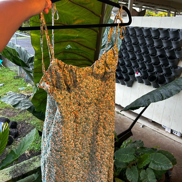 NWOT SHEIN Shein Spaghetti Strap Mini Mint Dress - Picture 4 of 4